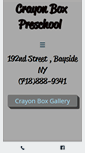 Mobile Screenshot of crayonboxpreschool.com